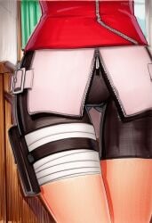 2025 ai_generated artist_name ass bandages black_panties close-up crazyfishbones female from_behind looking_at_viewer panties sakura_haruno solo underwear