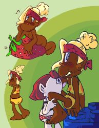 2girls ass breasts erma_shepherd female lisa_(pikmin_4) panties pikmin pikmin_4 ratsinablanket