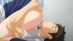 1boy 69 animated clothes_lift cum cum_in_mouth ejaculation fellatio female hajimete_no_hitozuma kawai_satomi licking licking_penis oral penis pumping rooftop school school_uniform shinozuka_yuuji skirt skirt_lift sound straight subtitled tagme video