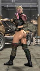 1girls 3d 3d_(artwork) ass athletic big_ass big_butt blonde blonde_hair blue_eyes boots butt cassie_cage clothing colored_nails dat_ass detailed_background female female_only fingerless_gloves footwear gloves hair human human_only indoors large_ass long_hair looking_back mortal_kombat mortal_kombat_11 mouth_open muscular muscular_female nail_polish no_panties one_eye_closed open_mouth painted_nails pants pants_down red_nails round_ears selfie smokescreen117 solo solo_female source_filmmaker tied_hair uncensored wink yellow_hair