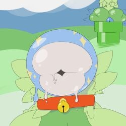 1:1 ambiguous_gender anthro anus ass bell bell_collar big_butt blue_anus collar elemental_creature elemental_humanoid flora_fauna hi_res hollowedwood huge_butt huge_lips humanoid hyper hyper_butt hyper_lips lips male mario_bros nintendo piranha_plant plant plant_humanoid puffy_anus slime solo thick_lips
