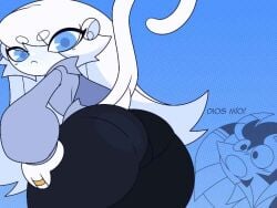 2boys ass_focus demon_single male monkey monkey_boy monkey_tail pat_chansamorn_(sleepy_headx3) shiny sleepy_headx3_(artist) suggestive_pose tagme twink wedding_ring