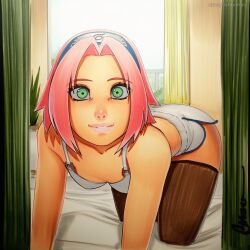 sakura haruno from naruto by crazyfishbones