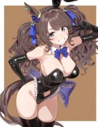 1girls ai_generated animal_ears anthropomorphization artist_request eyes female hair legs skin tagme tosen_jordan_(umamusume) umamusume umamusume_pretty_derby young