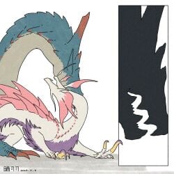 anyuwlof comic dick dubious_consent feral forced lagiacrus male/male mizutsune monster monster_hunter monster_hunter_wilds sex tagme uth_duna