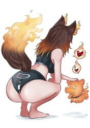 pyro pup (sinder) from indie virtual youtuber by leslieempty