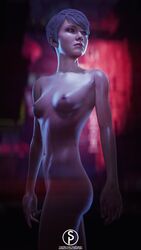 1girls 3d areolae breasts completely_nude detroit:_become_human female female_only kara_(detroit:_become_human) nipples nude sfmporn_(artist) solo source_filmmaker