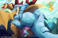 charizard from nintendo by blitzdrachin