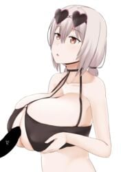 1boy 1girls azur_lane breasts cleavage erection female huge_breasts light-skinned_female light_skin male male_silhouette nao_(ritsancrossover) paizuri penis penis_silhouette royal_navy_(azur_lane) silhouette sirius_(azur_lane) sirius_(scorching-hot_seirios)_(azur_lane) straight sunglasses sunglasses_on_head