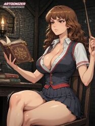 hermione granger from harry potter by artoonizer