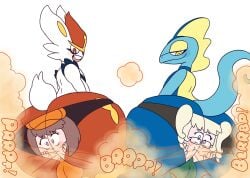 cinderace from pokemon by drawful-s