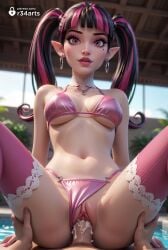 draculaura from monster high by r34arts