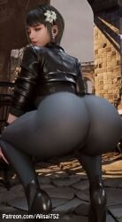 3d 3d_(artwork) 3d_animation ai_generated alisai752 animated ass ass_bigger_than_head ass_crack ass_focus ass_up big_ass big_butt booty bubble_ass bubble_butt dancing eve_(stellar_blade) female female_only stellar_blade tagme twerk twerking video