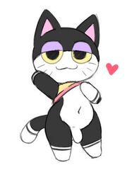 <3 1boy acstlu animal_crossing animal_ears animal_tail anthro balls bedroom_eyes black_eyes black_fur cat cat_ears cat_tail clothing curvy feline furry furry_only half-closed_eyes looking_at_viewer lowres male male_only navel nintendo partially_clothed penis punchy_(animal_crossing) seductive seductive_smile sexually_suggestive shirt shirt_lift small_balls small_penis small_testicles smile smiling solo standing testicles thick_thighs undressing video_game video_games whiskers white_background white_fur wide_hips yellow_shirt