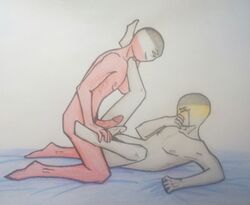 2boys barefoot bed closed_eyes countryhumans crying feet frottage gay german_empire_(countryhumans) grabbing_sheets grin humanoid legs_held_open looking_at_partner male male_only missionary_position nude on_back on_bed penis personification porn pubic_hair questionable_consent rape red_skin russian_empire_(countryhumans) simple_background spread_legs stickman tears traditional_media_(artwork) white_background white_skin yaoi