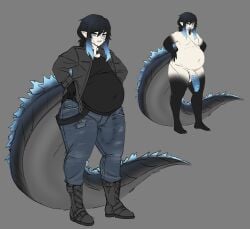 belly catboymech character_sheet chubby_belly femboy_dick goji_(catboymech) lizard_dick