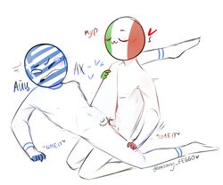 anal anal_sex balls_deep bareback barefoot big_penis brother brothers clenched_eyes clenched_teeth countryhumans crying feet gay greece greece_(countryhumans) hentai incest italy italy_(countryhumans) legs_held_open male moaning nude pain painful penetration penis_size_difference porn sex small_balls small_penis smile spread_legs stickman tears uwu white_background yaoi