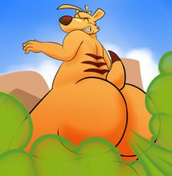 ass big_butt crashwolf fart hi_res male_only nude ty_the_tasmanian_tiger ty_the_tasmanian_tiger_(series)