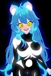 chessivt crackpro drone droneification dronesuit female female_focus female_only furry_female latex latex_suit virtual_youtuber vtuber vtuberfanart