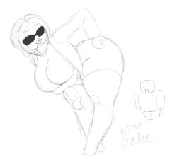 bimbo coryhen_(artist) fanart roblox robloxian shades sunglasses thick_thighs vepho3dx