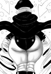 1girls ass ass_focus big_ass bottom_heavy bubble_butt charge_sol dat_ass fat_ass female female_only gunko huge_ass large_ass massive_ass one_piece png rear_view solo thick_ass thick_thighs wide_hips