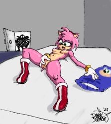 amy_rose caught caught_in_the_act caught_masturbating dr._eggman dr_robotnik eggman fingering masturbation no pillow_humping robotnik