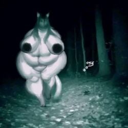 1girl areolae belly belly_button big_breasts big_nipples breasts creepypasta fat_ass forest mal0 monster_girl nipples obese overweight scp-1471 scp-1471-a scp_foundation sykotikfuckerr tagme thick_thighs