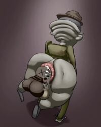 2d_animation anal anal_sex anal_sex animated anus_focus anus_juice ass_focus big_ass big_balls big_butt big_penis bubble_ass bubble_butt butt_focus donut_anus fat_ass femboy gay huge_ass janitor_(little_nightmares) little_nightmares puffy_anus shortstack shortstack_femboy sound sound_effects swollen_anus tagme video