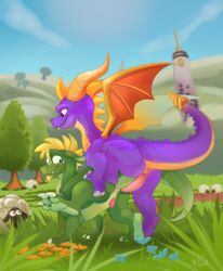 anus character_request dragon dragonasis male_only penis sheep spyro spyro_the_dragon