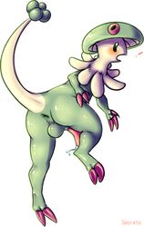 ! 1boy 2019 animal_genitalia animal_penis anthro anthrofied ass big_ass big_penis blush bodily_fluids breloom claws erection feet fungi_fauna fungus genital_fluids hi_res long_neck looking_at_viewer male male_only nintendo nude open_mouth penis pokémon_(species) pokemon pokemon_rse secrets-from-dark simple_background solo tail testicles text thick_thighs video_games watermark white_background wide_hips