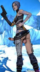 1futa 3d 3d_(artwork) ass borderlands borderlands_2 dezzii20 dickgirl futa_only futanari gearbox_software intersex maya_(borderlands) source_filmmaker