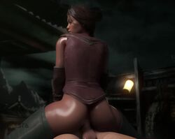 1boy 1boy1girl 1girls 3d animated ass blender cowgirl_position dark-skinned_female dark_skin erection female female_protagonist fit_female interracial jade_(mortal_kombat) light-skinned_male light_skin male male/female male_penetrating mortal_kombat mortal_kombat_11 no_sound partial_male penis rastafariansfm sex straight video