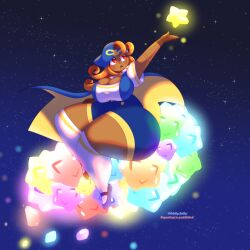 ass_bigger_than_head big_ass big_breasts boob_window clothed female female_only geno_(mario) huge_ass huge_breasts hyper_ass mario_(series) nintendo oddly_bally super_mario_galaxy super_mario_rpg