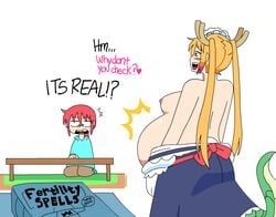 2d 2d_animation 2girls animated blush breasts clothing dr-worm dragon dress female fetal_movement glasses hair kobayashi lewdlemage mammal miss_kobayashi's_dragon_maid nude pregnant tohru_(dragon_maid) undressing