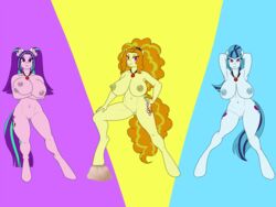 4:3 anthro breasts cutie_mark equestria_girls equid equine female group hi_res horse lurking_tyger mammal my_little_pony pussy rock sonata_dusk