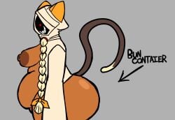 1girl 1girls anthro anthro_only anthrofied arc_system_works areola areolae arrow_(symbol) ass ass_bigger_than_head ass_focus ass_up big_areola big_areolae big_ass big_belly big_breasts big_butt blazblue bottomless bottomless_anthro bottomless_female breasts breasts_out butt butt_focus cat_ears cat_girl cat_tail catgirl chubby chubby_anthro chubby_female container dumptruck_ass dumptruck_butt english_text fat_ass fat_butt fat_female felid feline felis female female_only hoodie huge_ass huge_butt kaka_(blazblue) massive_ass massive_butt meme meme_reference red_eyes ribznsfw sharp_teeth side_view smile smiling taokaka text thick thick_ass thick_butt thick_hips thick_legs thick_thighs