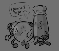 adamationz bomb_(ii) genital_slit inanimate_insanity object_shows osc pepper_(ii) promise_to_be_gentle strap-on tentacle_penis