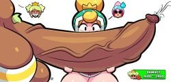 aged_up brawl_stars dark-skinned_futa double_drownz futanari interracial janet_(brawl_stars) mandy_(brawl_stars) massive_breasts massive_penis thick_thighs