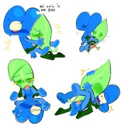 after_sex algebralien bfb bfdi four_(bfb) leafy_(bfdi) object_shows on_top ricky.jpg tentacle_dick yellow_sclera