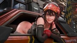 3d 3d_(artwork) 3d_animation animated background_music background_noise big_ass big_butt blender blender_(software) blender_cycles blue_eyes boozeshroom bottomless bottomless_female brown_hair car fortnite fortnite:_battle_royale half_dressed half_dressed_female half_naked half_naked_female half_nude half_nude_female inside_car jiggle jiggle_physics jiggling_ass jiggling_butt loop looping_animation mechanic self_upload shaking_ass shaking_butt sound sound_effects tagme teasing teasing_viewer the_machinist_(fortnite) topwear topwear_only twerking twintails video watermark welding_mask workshop
