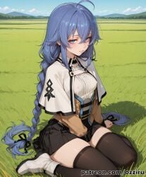 absurd_res ai_generated alternate_version_at_source alternate_version_available anime anime_girl anime_screencap anime_style bangs blue_hair braid braided_hair braided_twintails braids cute cute_face day daytime female female_focus field grass hair_flaps hi_res highres long_hair looking_at_viewer looking_pleasured mage mushoku_tensei mushoku_tensei:_isekai_ittara_honki_dasu outdoor_nudity outdoor_sex outdoors outdoors_nudity outdoors_sex ozziru patreon petite petite_body petite_breasts petite_female roxy_migurdia seductive seductive_eyes seductive_look seductive_pose self_upload shy sitting small_breasts small_dom_big_sub smaller_female solo solo_female solo_focus submissive submissive_female twintails uncensored witch