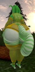 big_ass bubble_butt female ferialexonar fishnets furry huge_ass hyper_ass tagme thick_thighs wide_hips