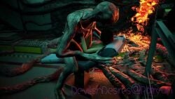 3d dbd dead_by_daylight demogorgon jane_romero stranger_things tagme video