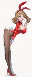 ai_generated big_ass big_breasts bunny_ears bunnysuit circle_ueponzu huge_breasts may_(pokemon) pokemon tagme