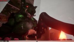 adeptussteve awoo big_balls big_breasts big_penis drool drool_string drooling female game green_cum monster monster_boy monster_cock monster_on_female ogre orc ork pigman precum size_difference tagme video wild_boar wildlife_(video_game)