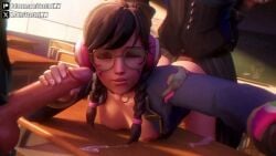 1girls 2boys 3d 3d_animation academy_d.va animated asian asian_female breasts breasts_out classroom d.va from_behind from_behind_position glasses hand_on_penis jellyfishjubilee light-skinned_female light-skinned_male light_skin looking_at_viewer mmf_threesome moan moaning nipples overwatch penetration recording saberwolf8 school_uniform schoolgirl selfie sex sound sound_effects tagme threesome toasted_microwave video