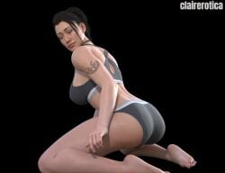 ass li_mei li_mei_(new_era) mortal_kombat mortal_kombat_1_(2023) view_from_behind
