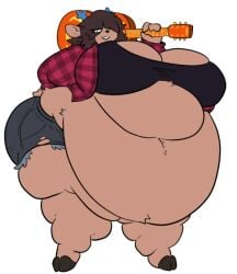 bbw big_breasts breasts cleavage deltarune dess_holiday fat_fetish female furry huge_breasts hyper_breasts mexifurfoof overweight ssbbw tagme thick_thighs wide_hips