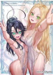 2d 2d_(artwork) 2d_artwork 2girls ahoge areola areolae arm_above_head arm_up armpit armpit_crease armpit_peek armpits average_breasts background baddie bare_armpits bare_arms bare_chest bare_hands bare_legs bare_shoulders bare_skin bare_thighs belly belly_button bewitching_thighs black-haired_female black_hair blonde blonde-haired_female blonde_female blonde_hair blonde_hair_female breast_press breast_press_on_chest breast_squeeze breasts breasts_apart breasts_press breasts_pressed_against_another breasts_pressed_against_partner breasts_pressed_together child_bearing_hips cleavage clothes collarbone curvaceous curvaceous_body curvaceous_female curvaceous_figure curvaceous_hips curvy curvy_body curvy_female curvy_figure curvy_hips dark_hair digital digital_art digital_drawing digital_drawing_(artwork) digital_media digital_media_(artwork) drawing dress duo elbows exposed exposed_armpits exposed_arms exposed_chest exposed_legs exposed_shoulders exposed_skin exposed_thighs eyebrows_visible_through_hair female female_focus female_only fertile fertile_hips fingers green-eyed_female green_eyes groin hair_between_eyes hairless_armpits half_naked half_nude hand_above_head hand_up head_tilt inframammary_fold inguinal_crease inguinal_ligament kein_hasegawa lascivious lean_figure long_hair looking_at_viewer looking_sideways looking_to_the_side looking_up looking_up_at_viewer medium_breasts midriff monotone_background multiple_females multiple_girls naked naked_female naked_woman narrow_waist navel nipples nude nude_female nudity oc open_mouth open_mouth_smile original original_art original_artwork original_character original_characters outfit parted_lips partially_undressed pear-shaped_figure petite petite_body petite_breasts petite_female petite_girl petite_tits pink_areola pink_areolae pink_nipples plain_background ponytail portrait presenting_armpit pressing_breast_on_partner pressing_breasts pressing_breasts_together pushing_breasts_together pushing_breasts_up reaching_out reaching_towards_viewer rubbing_breasts semi_nude shaved_armpits shoulders slender_body slender_waist slim_female slim_waist small_areola small_areolae small_boobs small_breasts small_nipples small_tits smile smiley_face smiling smiling_at_viewer squeezing_breast squeezing_breasts squeezing_breasts_together standing tag thick_thighs thighs tied_hair tilted_head tiny_breasts tiny_tits tongue topwear upper_body upper_teeth white_background white_clothes white_dress white_outfit white_topwear wide_hips