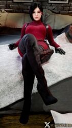 3d ada_wong black_gloves blender dawdle3d female female_only gloves leather_gloves resident_evil tagme